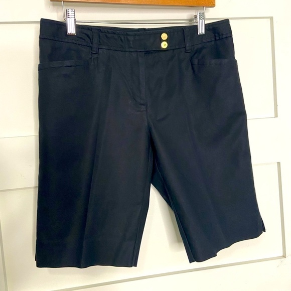 Charter Club Pants Shop Bermuda Dress Shorts Black - Picture 1 of 8